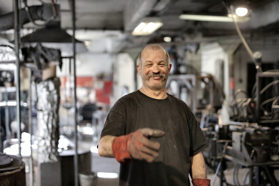 Friendly and professional tire service mechanic