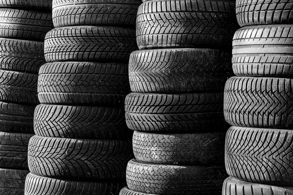 Mounting a new car tire