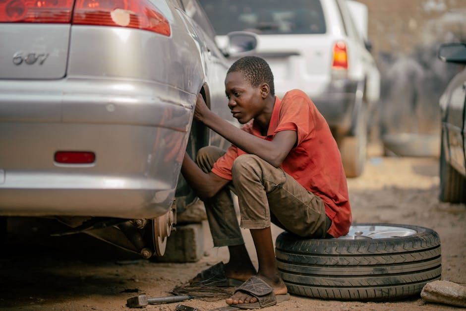 Professional tire installation and auto repair shop